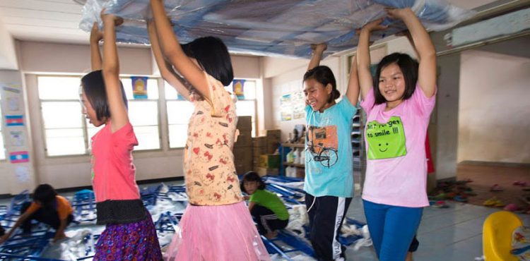 Iceman charity project bed for kids