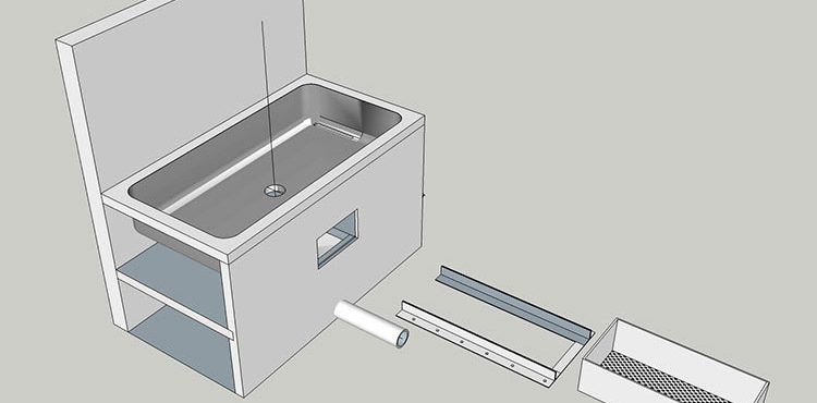Project Iceman Charity - repair of the dish washing area
